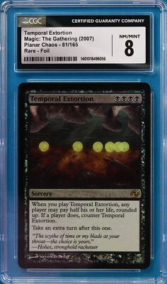 Temporal Extortion FOIL Planar Chaos Graded CGC 8 CARD (1401016496056) ABUGames - Image 1 of 2