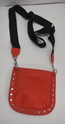 French Connection Fina Mini Crossbody Bag Magnetic Closure Red Faux Leather - Imagem 1 de 4