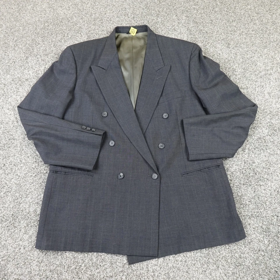 Chaqueta De Colección Givenchy Monsieur Para Hombres 46 Gris Lana Blazer Abrigo Deportivo Hecho en Unión EE. UU. Foto 1 de 4