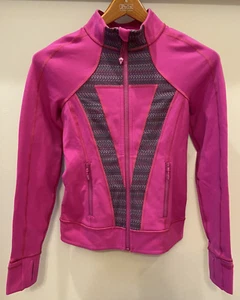 IVIVVA by Lululemon Girl's Warm up / Track Jacket - FULL ZIP - GIRLS SIZE 12 - Picture 1 of 6