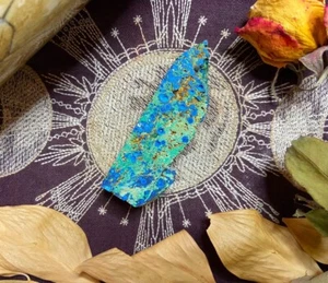 Einzigartige Malachit und Azurit Spitze, ganz natürlich, metaphysisch - Bild 1 von 10