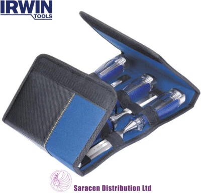 IRWIN 5 PIECE HIGH IMPACT SPLITPROOF CHISEL SET, - 10503421 - Image 1 of 2