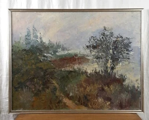 Original Ölgemälde, ukrainischer Künstler, Landschaft, Vintage Gemälde - Bild 1 von 10