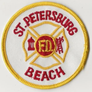ST PETERSBURG BEACH FLORIDA FIRE DEPARTMENT PATCH. - Picture 1 of 1