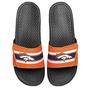 NFL Denver Broncos Team Logo Legacy Shower Slide Flip Flop Sandals