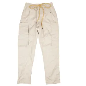 NWT RHUDE Creme Rhose Polyester Relax Fit Cargo Pants Size M $810 - Picture 1 of 4