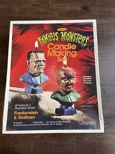 Vintage 1974 Rapco Famous Monsters Candle Making Set Rare, Complete, Great Shape - Picture 1 of 21
