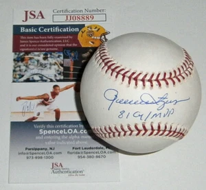 BREWERS Rollie Fingers signed baseball w/ 81 CY MVP JSA COA AUTO Autographed - Picture 1 of 2