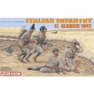 DRAGON 6391 1/35 Fanteria Italiana, El Alamein 1942 (Set di 4 figurine) - Foto 1 di 3