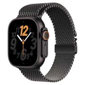 Tytanowa mediolańska opaska klamra w stylu spadochronu do Apple Watch Ultra/10/9/8/7/6/5 - Zdjęcie 1 z 16