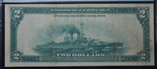 1918 $2 FEDERAL RESERVE BANKNOTE "BATTLESHIP" PMG CHOICE VF 30 LIGHTLY TONED
