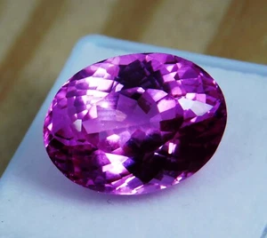 Certified Natural Mozambique Pink Ruby 15.80 Ct Oval Shape Stunning Gemstone - Picture 1 of 10