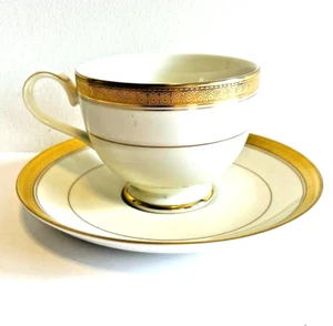 Mikasa Palatial Gold Teetasse & Untertasse Set - Bild 1 von 10
