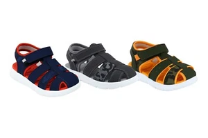 Baby Junge Synthetik Sandalen geschlossene Zehe weiche Sohle Strand Wandern Sommer Schuhe - Bild 1 von 14
