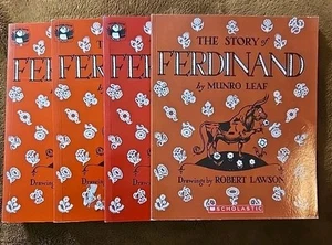 Lot 4 STORY OF FERDINAND Munro Leaf GUIDED READING Lit Circle Cow Bull - Picture 1 of 6