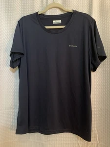 Camisa informal Columbia para mujer 2X azul oscuro manga corta - Imagen 1 de 5
