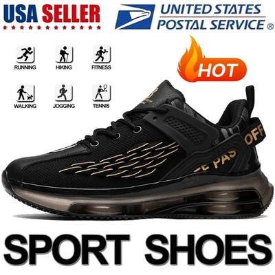 Mens Non-slip Sports Shoes Outdoor Casual Athletic Running Hiking Walking Tennis - Image 1 of 4