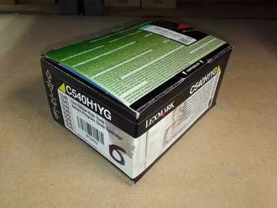 Lexmark C540H1YG Tonerkartusche Gelb 2.000 Seiten für Lexmark C546/X543/X544 - Bild 1 von 4
