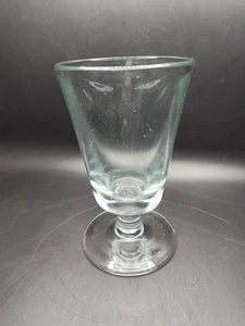 Antique Georgian Rummer Glass Early 19th Century Heavy 7"H x 3.75"W *Glows* - Picture 1 of 14