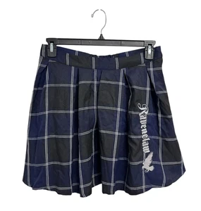 Harry Potter Ravenclaw Damen Plissee Sus Rock kariert blau schwarz Gr. L - Bild 1 von 8