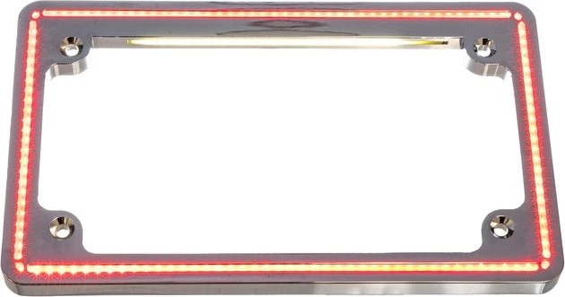 Letric Lighting Perfect Plate Flat LED License Frame Chrome #LLC-PPL-C2 - Image 1 of 1