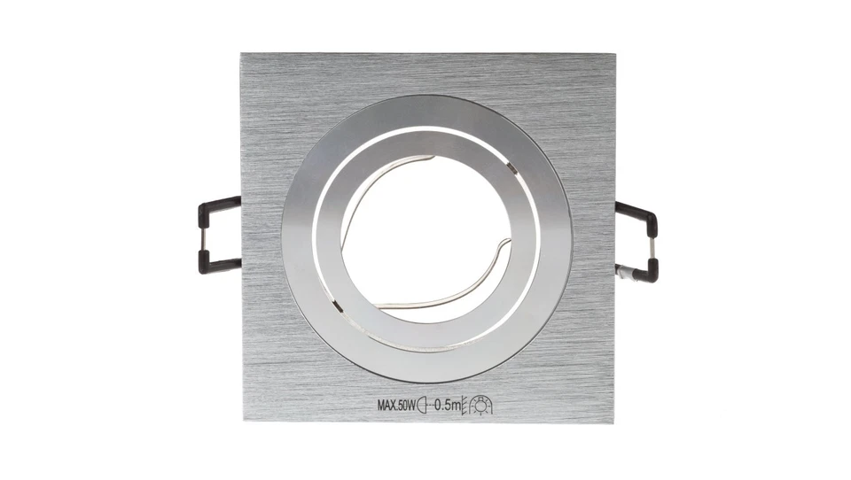 Oprawa punktowa 1x50W GX5,3 IIIkl. 12V IP20 SEIDY CT-DTL50-AL kwadrat 18281 - Image 1 of 1