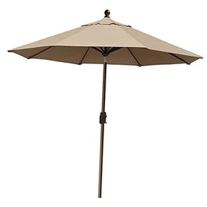 9Ft Market Umbrella Patio Umbrella Outdoor Table Umbrella 9ft Heather Beige - Picture 1 of 7