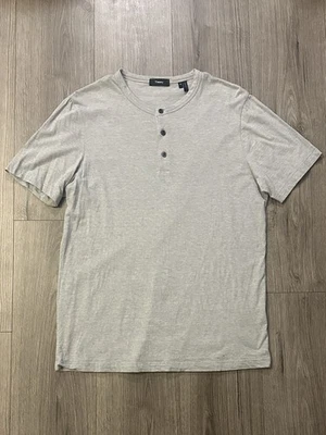 Henley gris Theory para hombre Foto 1 de 4