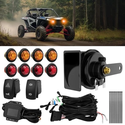 Kit legal de calle para Polaris Ranger XP General RZR UTV ATV SXS señal de giro Foto 1 de 4