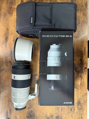Sony FE 100-400mm F4.5-5.6 GM OSS Lens SEL100400GM with Box and UV - Image 1 of 4