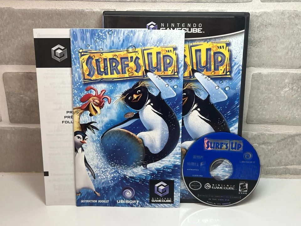 Surf's Up - Nintendo GameCube - Like NEW - Complete with Manual - Image 1 of 4