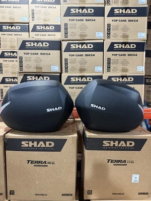 SHAD SH36 Side Cases Saddlebags Removable Panniers For Full Face Helmet - Imagen 1 de 4