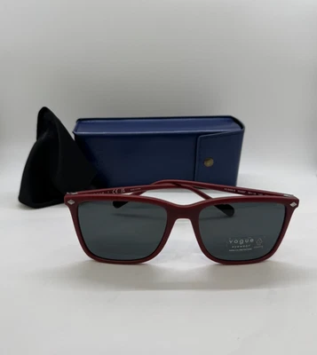 Vogue VO5493S(304887) Semi Mt Full Wine Red 58mm/Dark Grey Mens Sunglass - Image 1 of 4