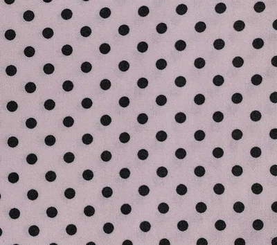 Dumb Dot Polka Dots Pink Gray Elephant Michael Miller Cotton Fabric 1 1/2 YARDS - Image 1 of 4