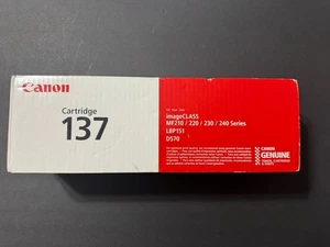 Canon Original Toner 137 schwarz 9435B001 1er Pack ImageCLASS Laserdrucker - Bild 1 von 8