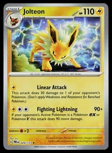 SV: Prismatic Evolutions #029/131 Jolteon (Poke Ball Pattern) - Picture 1 of 2