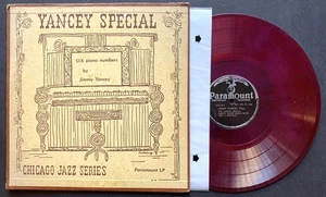 JIMMY YANCEY YANCEY SPECIAL 10" LP PARAMOUNT CJS 101 BOOGIE WOOGIE BLUES RED - Picture 1 of 2