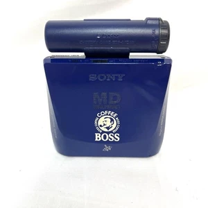 [No a la venta] Reproductor MD portátil Sony MZ-E7W Suntory BOSS - Imagen 1 de 7