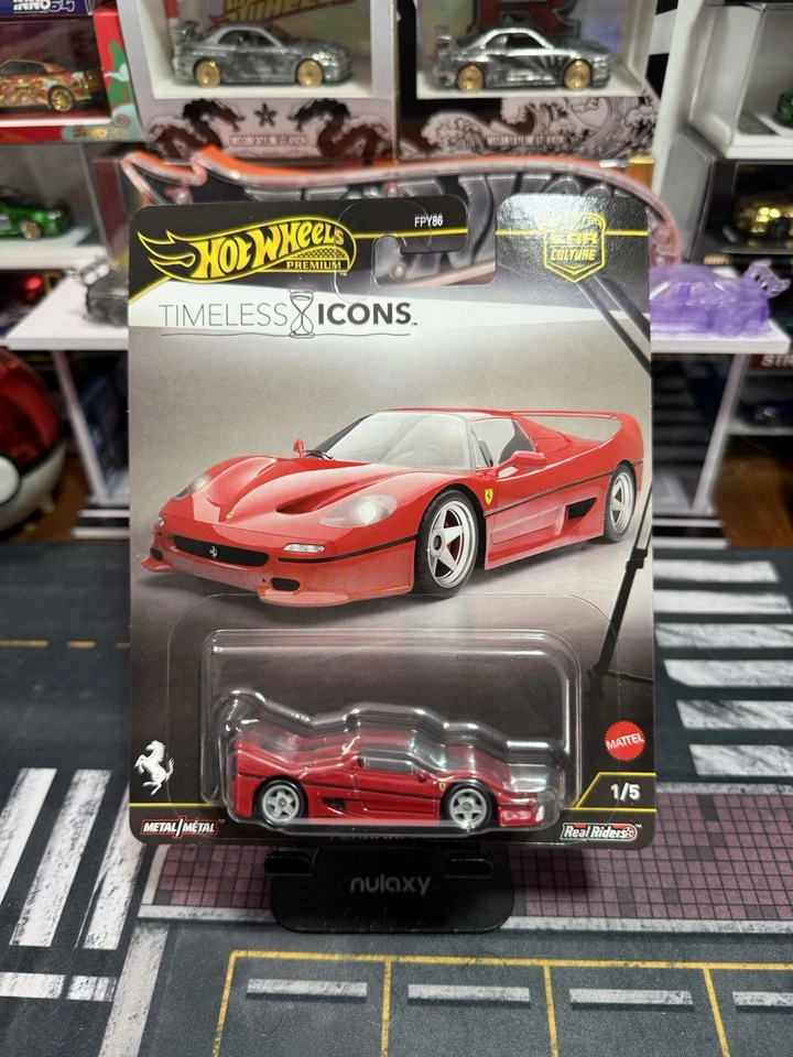 Hot Wheels Car Culture 2025 Timeless Icons 1/5 Ferrari F50 Foto 1 de 1