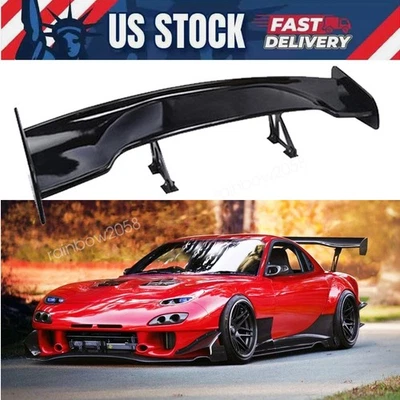 46” Rear Trunk Spoiler Wing Adjustable GT-Style Glossy For Mazda RX-7 1990-1995 Foto 1 de 4