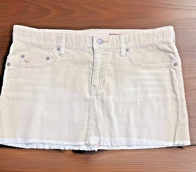 VTG Y2K Abercrombie & Fitch Womens 6 W32” /L13 “Corduroy Western Mini Skirt - Image 1 of 4