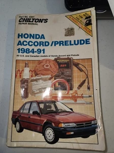 Reparación Chiltons Manuel Honda Accord / Prelude 1984-91 - Imagen 1 de 2