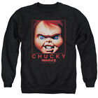 Childs Play Sweatshirt Chucky Portrait Black Pullover