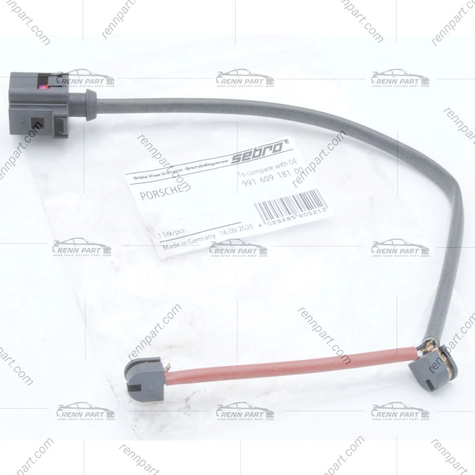 Porsche 991 981 Carrera Cayman Boxster Front Brake Pad Sensor 99160918100 - Image 1 of 1