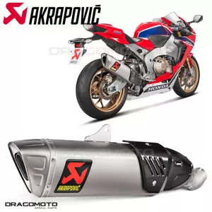 HONDA CBR 1000 RR 2017-2019 Exhaust AKRAPOVIC Titanium S-H10SO17-HAPXLT/1 - Picture 1 of 6