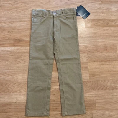 Pantalón Para Niños Uniforme Escolar Talla 8 Cherokee Cintura Ajustable Caqui Foto 1 de 4