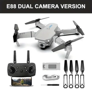 Drone E88 Pro RC 4K HD Camera Double – Pliable, WIFI FPV, Maintien d'altitude - Picture 1 of 8