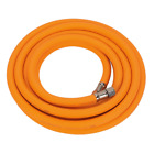 Sealey Air Hose 5m x 8mm Hybrid High Visibility with 1/4"BSP Unions - AHHC5