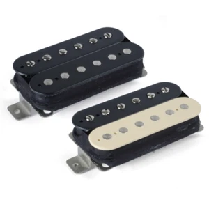 (1) Golden Age Overwound Neck - Humbucker Pickup, *Black* exposed coils - Picture 1 of 3