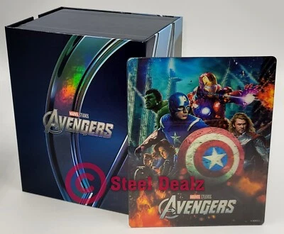 THE AVENGERS  (EMPTY BOXSET) *NO STEELBOOKS / DISCS* [THE WeEt COLLECTION] Foto 1 de 4